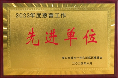 喜報！周口交通技師學院榮獲示范區(qū)2023年度慈善工作先進單位
