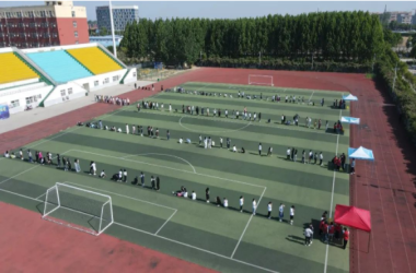 我校全體在校人員進行新一輪核酸檢測